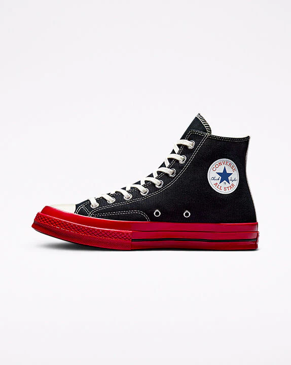 Converse x Comme des Garçons PLAY Chuck 70 High Top - Image 3