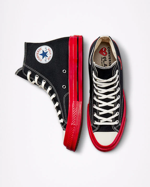 Converse x Comme des Garçons PLAY Chuck 70 High Top - Image 5