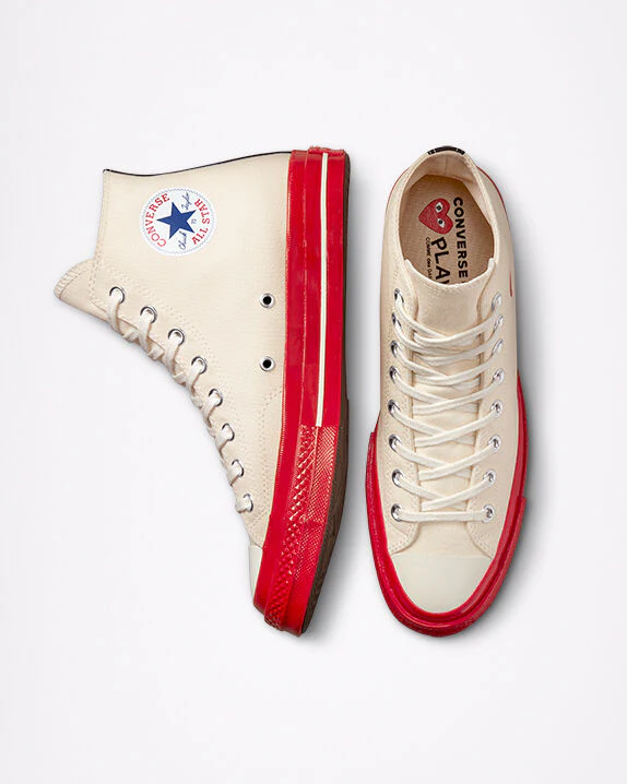 Converse x Comme des Garçons PLAY Chuck 70 High Top - Image 9