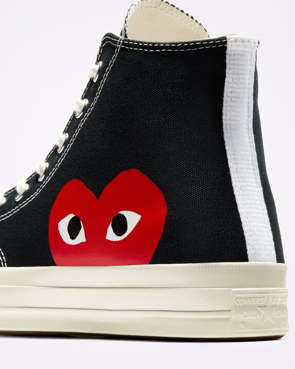 Converse x Comme des Garçons PLAY Chuck 70 High Top - Image 3