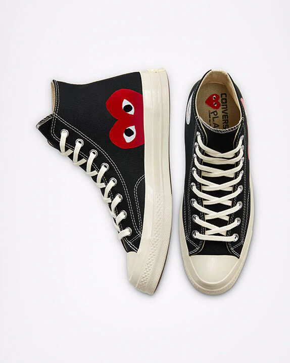 Converse x Comme des Garçons PLAY Chuck 70 High Top - Image 6