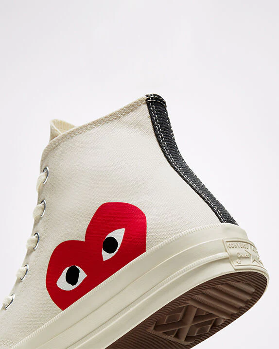 Converse x Comme des Garçons PLAY Chuck 70 High Top - Image 3