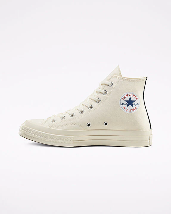 Converse x Comme des Garçons PLAY Chuck 70 High Top - Image 8