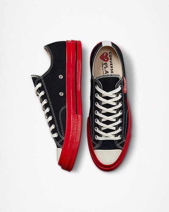 Converse x Comme des Garçons PLAY Chuck 70 Low Top - Image 3