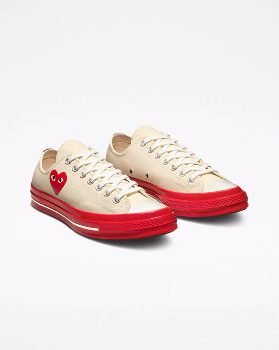 Converse x Comme des Garçons PLAY Chuck 70 Low Top - Image 8