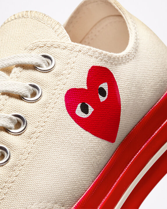 Converse x Comme des Garçons PLAY Chuck 70 Low Top - Image 9