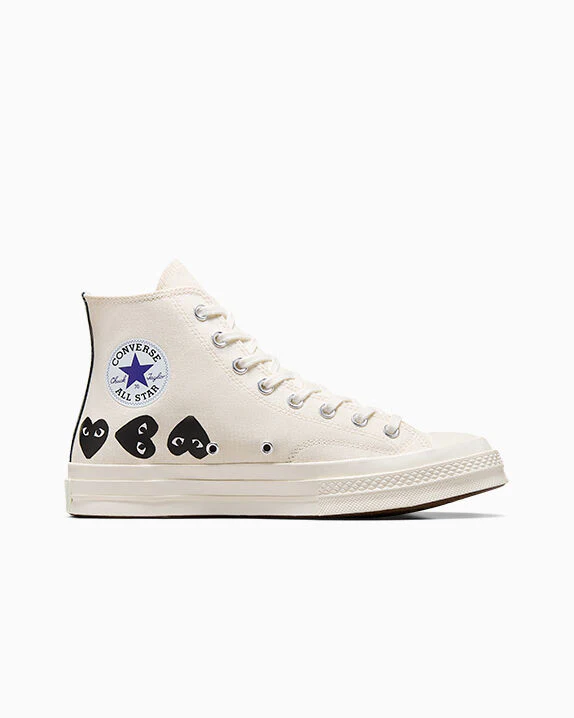 Converse x Comme des Garçons PLAY Chuck 70 Multi Heart High Top - Image 15