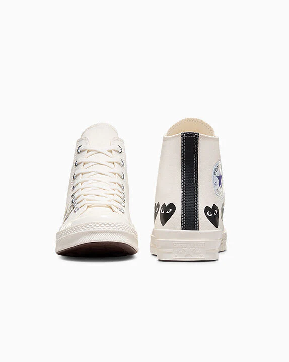 Converse x Comme des Garçons PLAY Chuck 70 Multi Heart High Top - Image 18