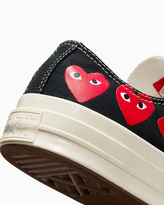 Converse x Comme des Garçons PLAY Chuck 70 Multi Heart Low Top - Image 10