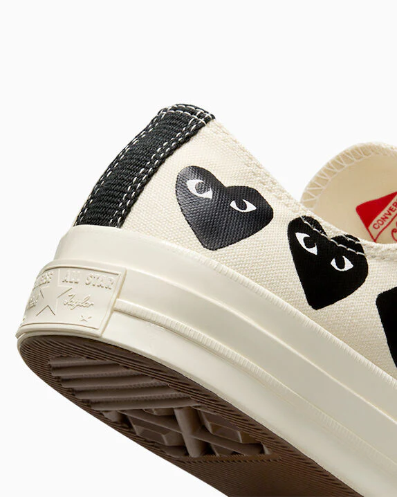 Converse x Comme des Garçons PLAY Chuck 70 Multi Heart Low Top - Image 20