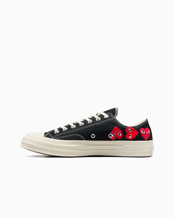 Converse x Comme des Garçons PLAY Chuck 70 Multi Heart Low Top - Image 6