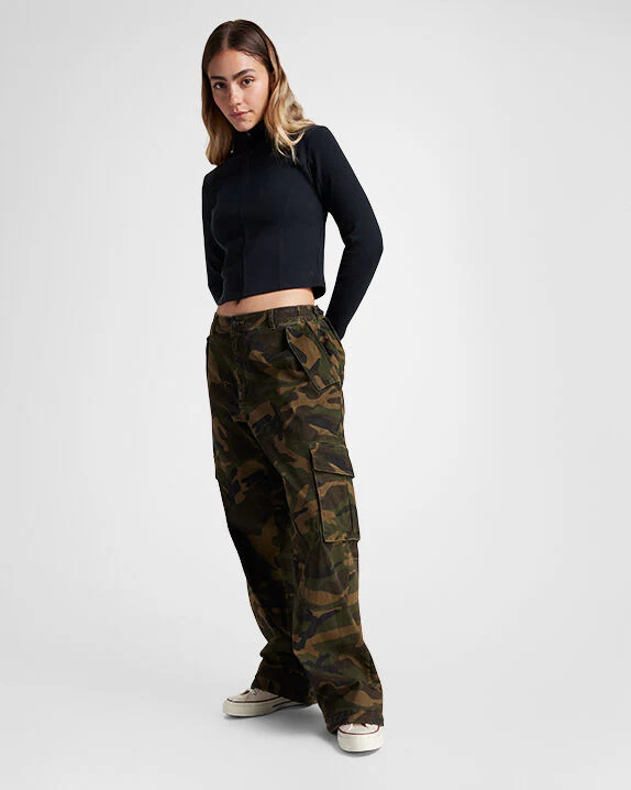Half-Zip Mock Neck Long Sleeve Top - Image 8