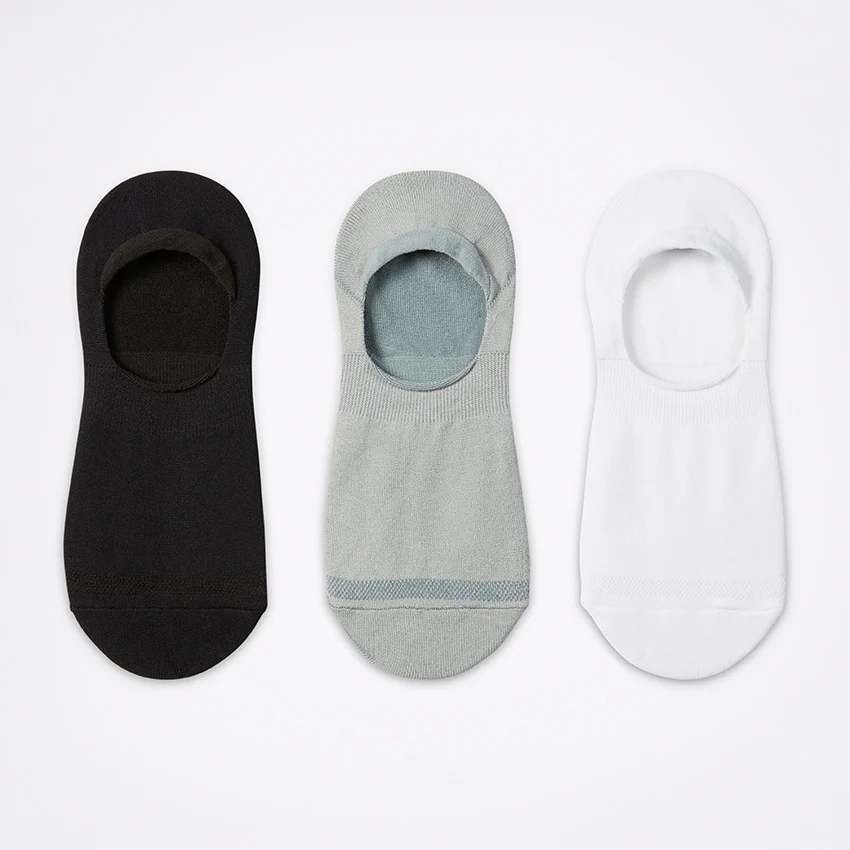 Men's Microfiber Nylon Ultra-low Liner 3-Pack Socks