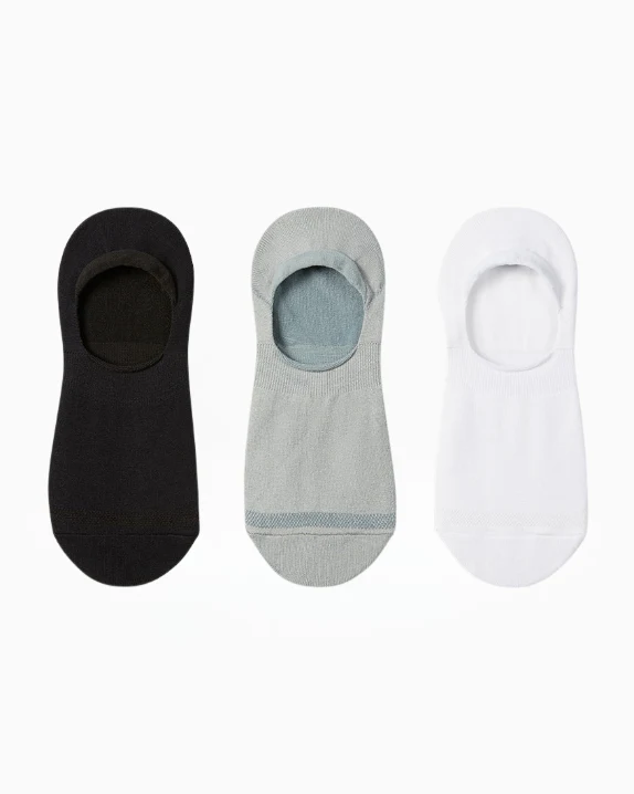 Men's Microfiber Nylon Ultra-low Liner 3-Pack Socks - Image 2