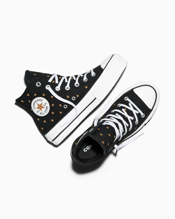 Chuck Taylor All Star Lift Platform Embroidered Stars - Image 11