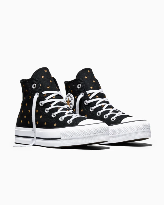 Chuck Taylor All Star Lift Platform Embroidered Stars - Image 12