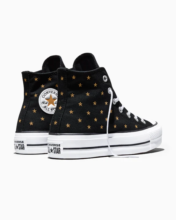 Chuck Taylor All Star Lift Platform Embroidered Stars - Image 13