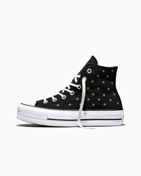 Chuck Taylor All Star Lift Platform Embroidered Stars - Image 15