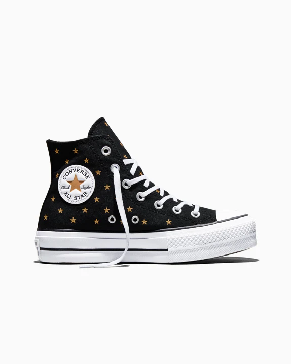 Chuck Taylor All Star Lift Platform Embroidered Stars - Image 16
